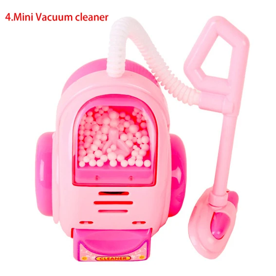 

B0100-4 In box chilren girl Child toy set mini appliances sooktops series simulation mini home play toy Mini Vacuum cleaner 1pcs