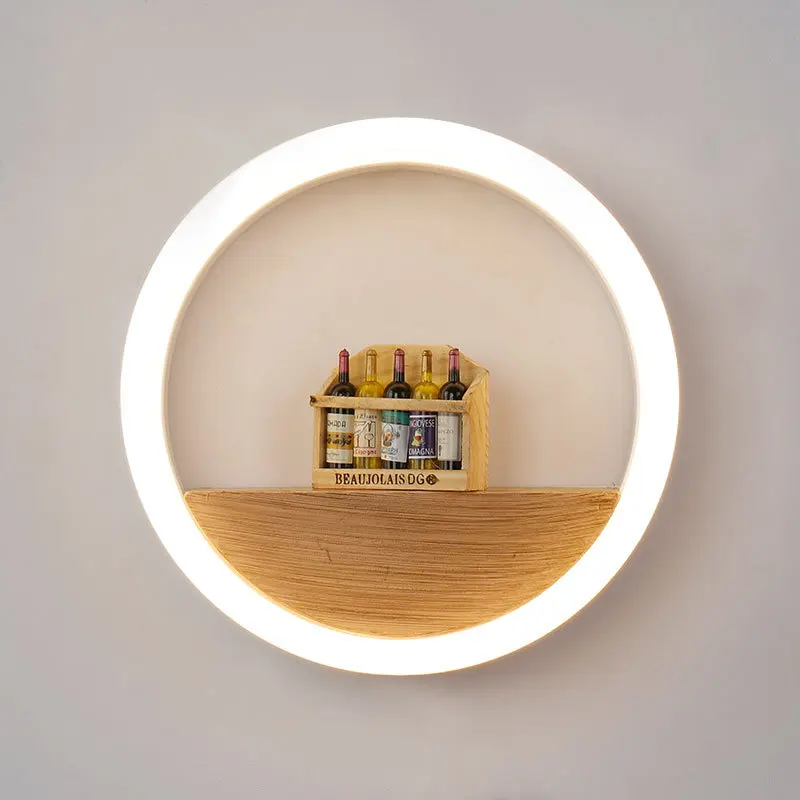 Скандинавский милый светодиодный настенный светильник для спальни креативный