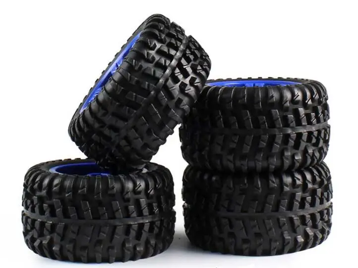Wltoys 12428 12423 Feiyue FY-03 1/12 Радиоуправляемый автомобиль запасные части Обновление большие шины удлиненный объединитель 12 мм - Цвет: 4pcs blue tire