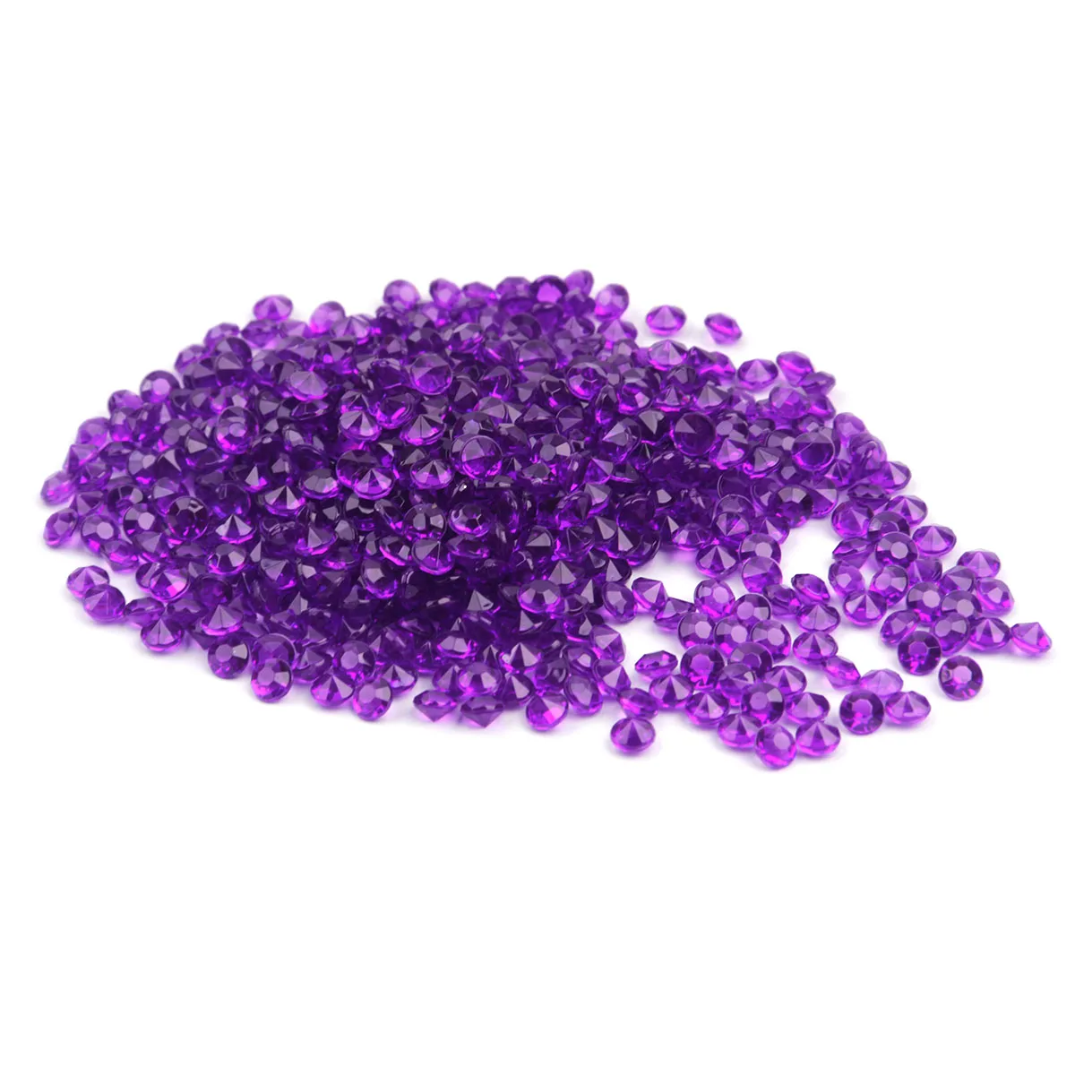 Purple 2000 шт./пакет 4,5 мм акриловой смолы С кристалалми и стразами украшения Рождественские Свадебная вечеринка Таблица Конфетти драгоценный камень Cecors настольные украшения - Цвет: Purple