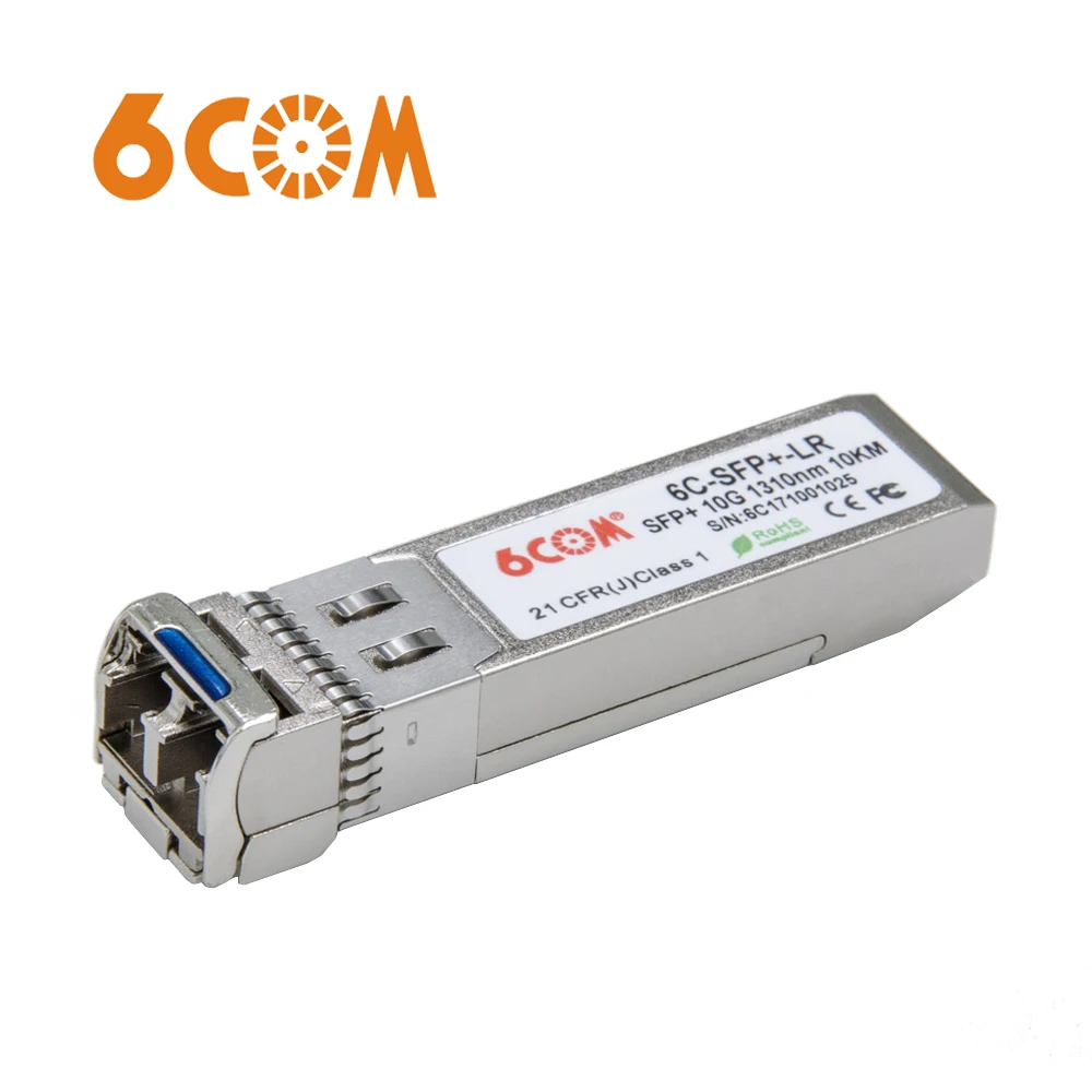 6COM универсальный совместимый 10GBASE-LR SFP+ 1310nm 10 км DOM трансивер