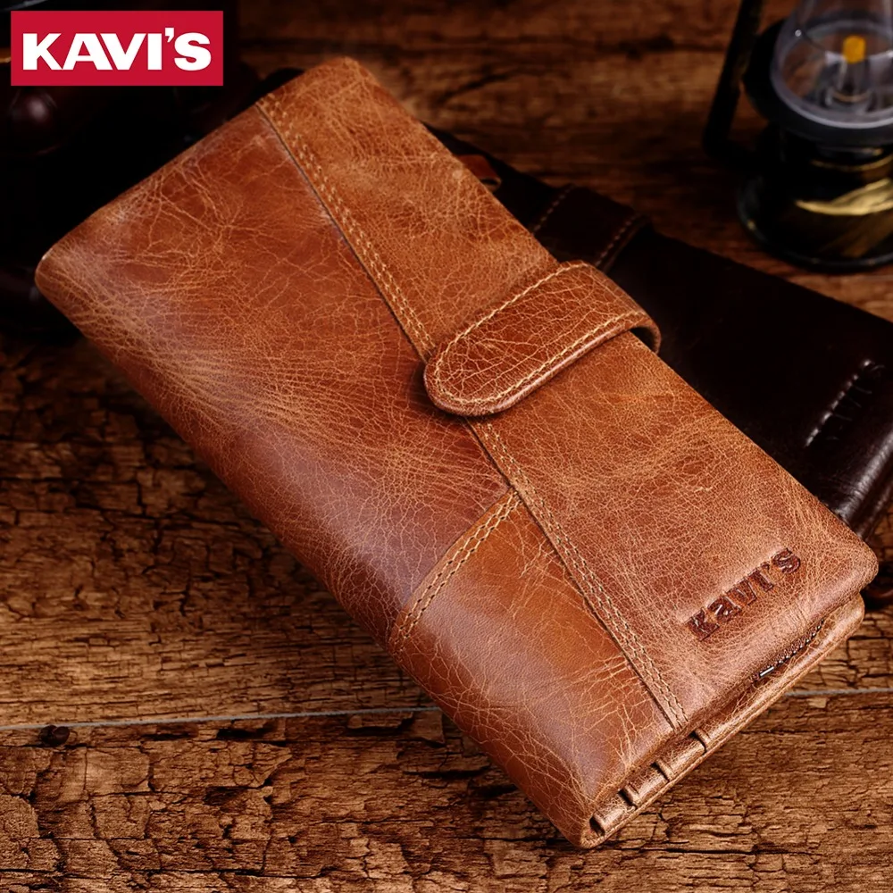 Кошелек KAVIS мужской из натуральной кожи|men leather wallet|men wallet brandsbrand |