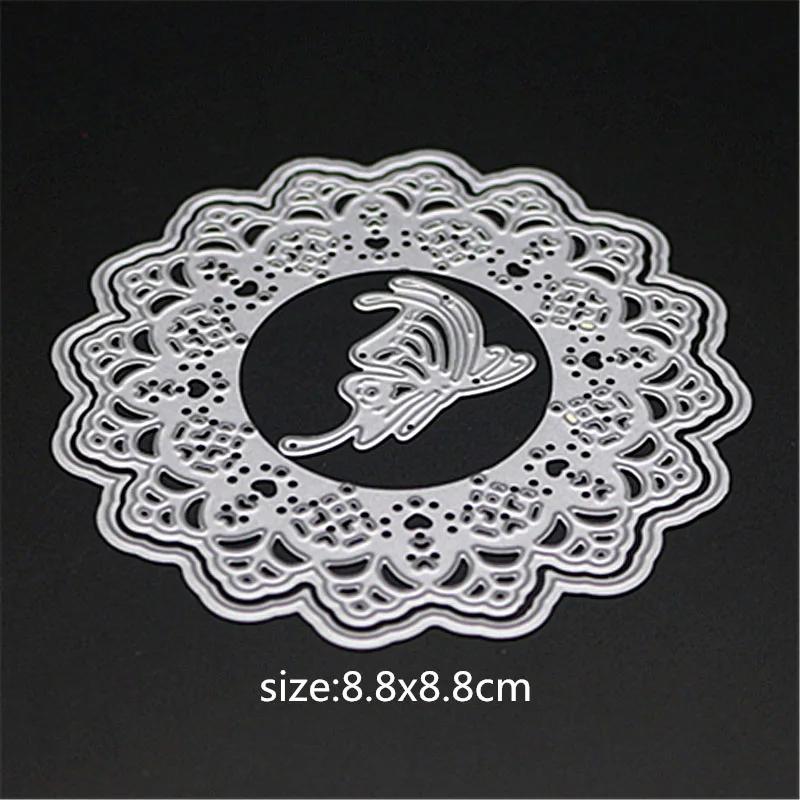 

AZSG Beautiful Lily Flowers Cutting Dies For DIY Scrapbooking Dies Decoretive Embossing Stencial DIY Decoative Cards Die Cutter