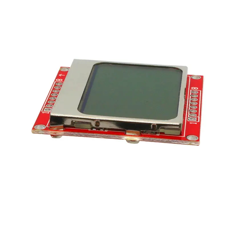 Glyduino для Nokia 5110 84*48 красная подсветка ЖК модуль адаптер PCB Arduino макетная плата|lcd