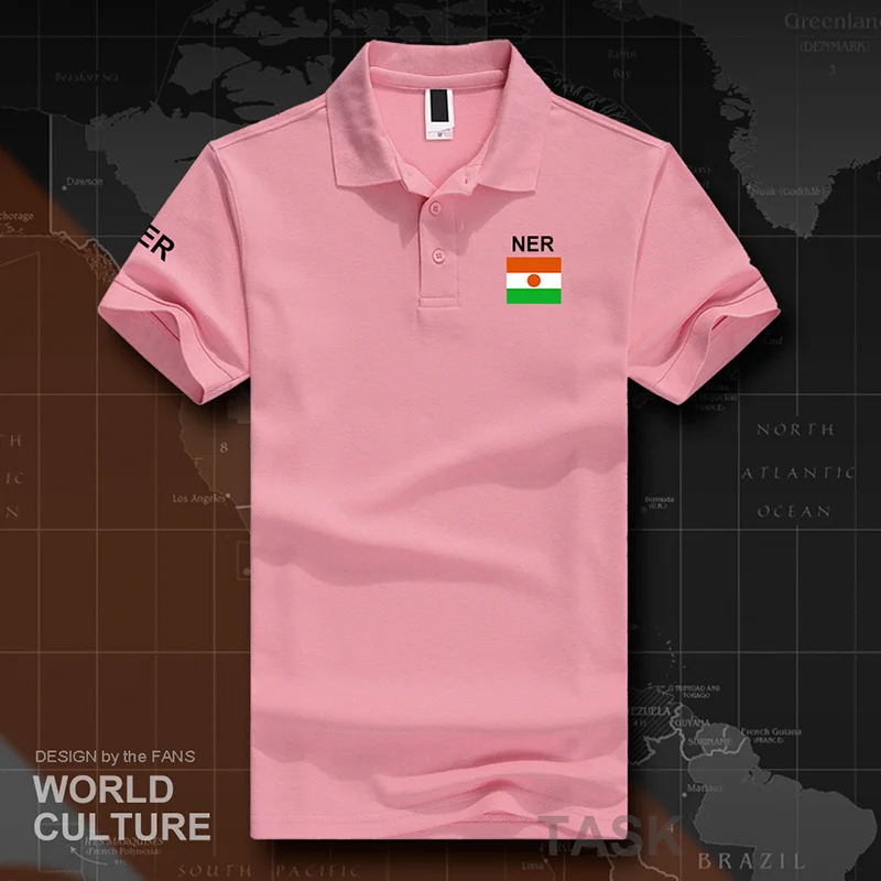 

Niger Nigerien polo shirts men short sleeve white brands printed for country 2017 cotton nation team flag new fashion NE NER