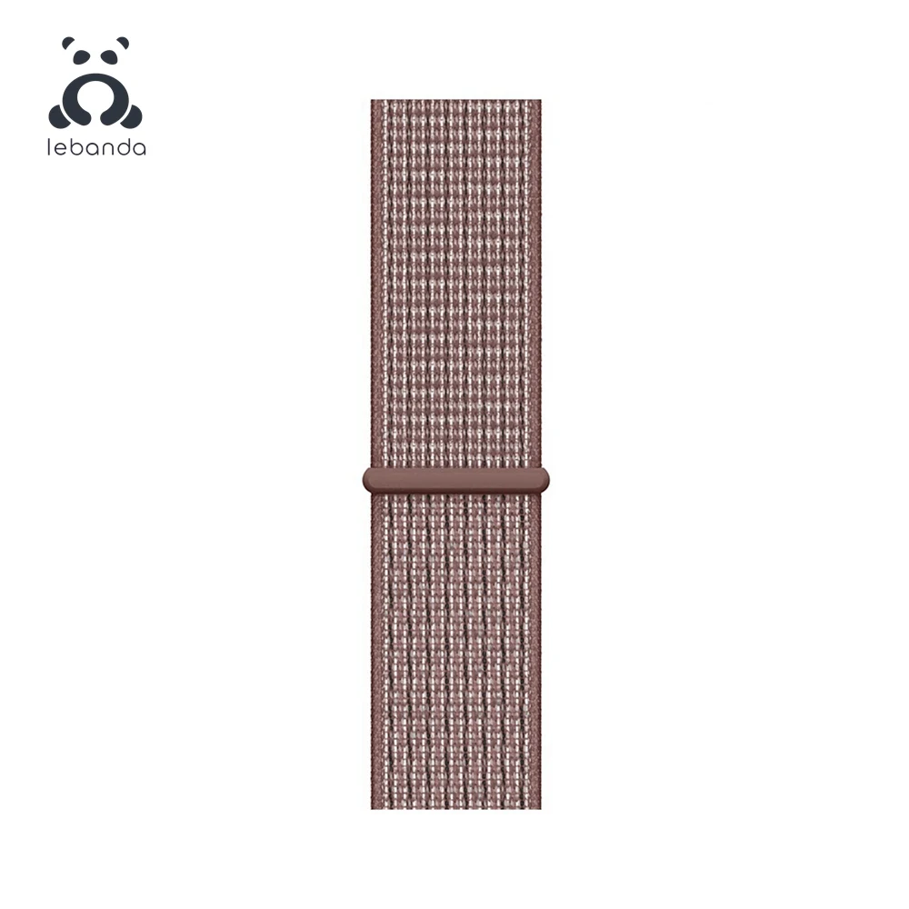 R Smokey Mauve Lebanda Sport loop для apple watch 5, 4, 3, 2, 1, ремешок для iwatch 38, 40, 42, 44 мм, тканый нейлоновый ремешок, Аляска, синий - Цвет ремешка: R Smokey Mauve