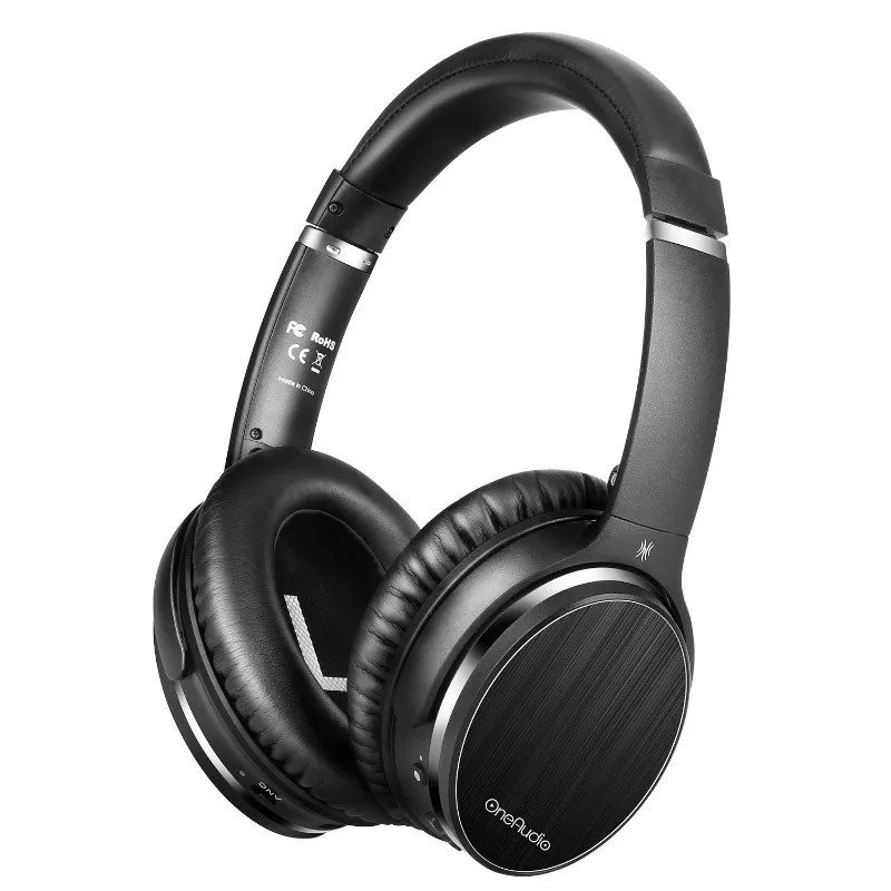 Oneodio A3 Bluetooth наушники с шумоподавлением, беспроводная гарнитура Apt-X с низкой задержкой, Накладные наушники с микрофоном для телефона