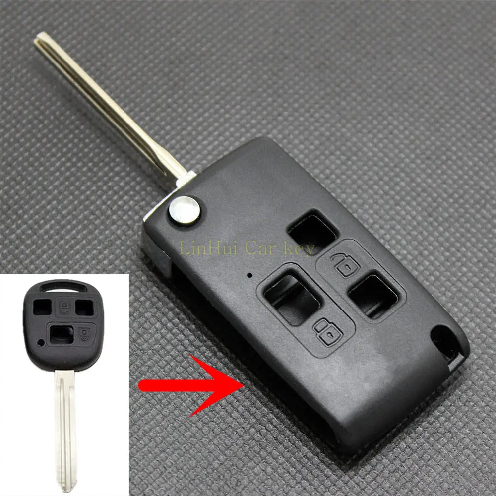 

PINECONE for GREAT WALL FLORID CROSS HAVAL M4 HOVER 3 Buttons Uncut Brass Blade Modified Remote Blank Key Shell 1 PC