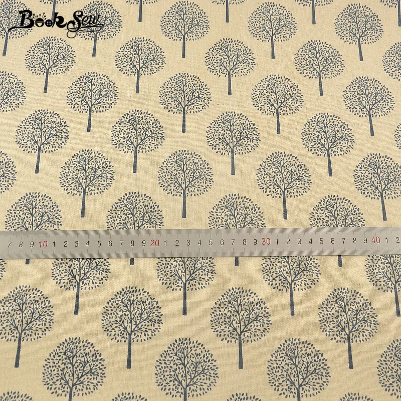 Booksew Одуванчик дизайнерская хлопковая льняная ткань для сумок скатерть