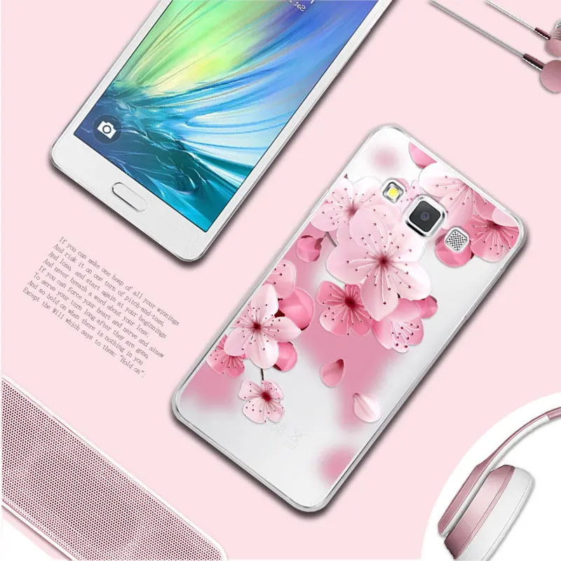 L07 Чехол для samsung A3 4," 3D Рельефный цветок птица кружева мягкий TPU чехол для телефона s Coque для samsung Galaxy A3 A300 A3000 - Цвет: L07