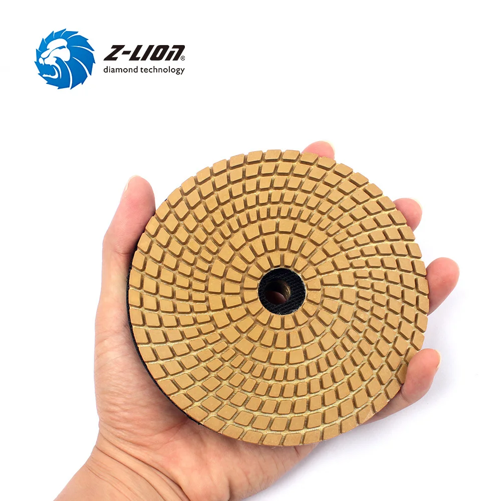 Z LION 5 шт. полировальные диски диаметром дюймов 125 мм|125mm polishing pad|polishing paddiamond floor |