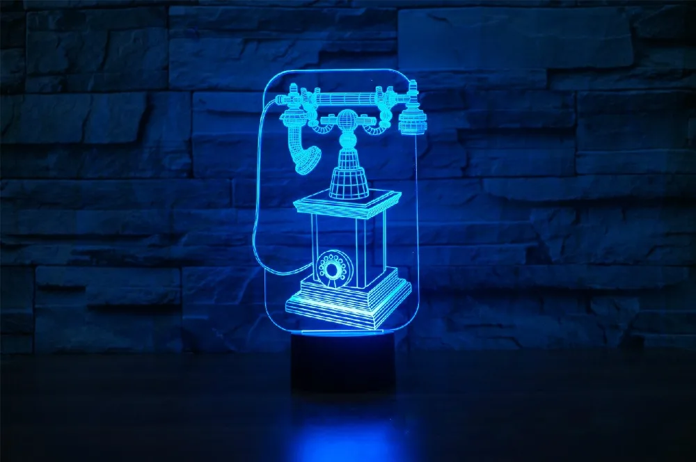 Восстанавливающий древний путь телефонный 3D ночник креативная визуальная