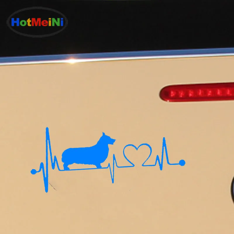 Стайлинг автомобиля Pembroke Welsh Corgi Heart Beat автомобильные наклейки с собаками