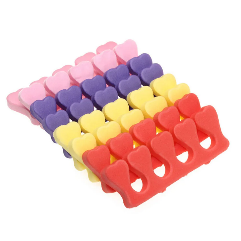 

10Pcs Soft Foam Sponge Toe Separators Popular Finger Separator Dividers Nail Art Manicure Pedicure Nail Gel Tools