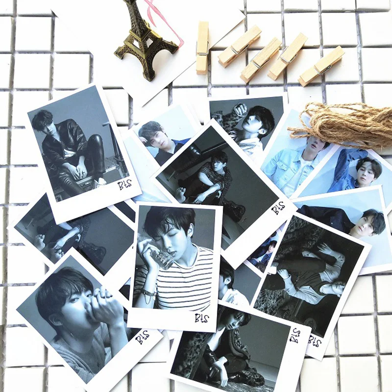 Новый kpop BTS Bangtan мальчики новый альбом дважды GOT7 хочу одна фотография карты ЛОМО 16