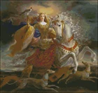Рукоделие, Белая лошадь и принцесса, вышивка 14 карат, наборы для вышивки крестиком своими руками, художественный узор, вышивка крестиком, Декор
