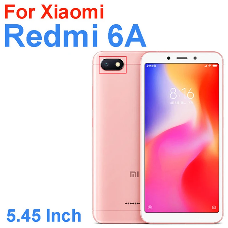 Полное покрытие закаленное стекло для Xiaomi Redmi 6A защита экрана на Стекло 9H