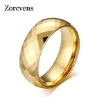 Золотистые Свадебные ювелирные изделия ZORCVENS, брендовый дизайн, мужское кольцо, подарки, вольфрамовое кольцо для мужчин, ювелирные изделия, бесплатная доставка