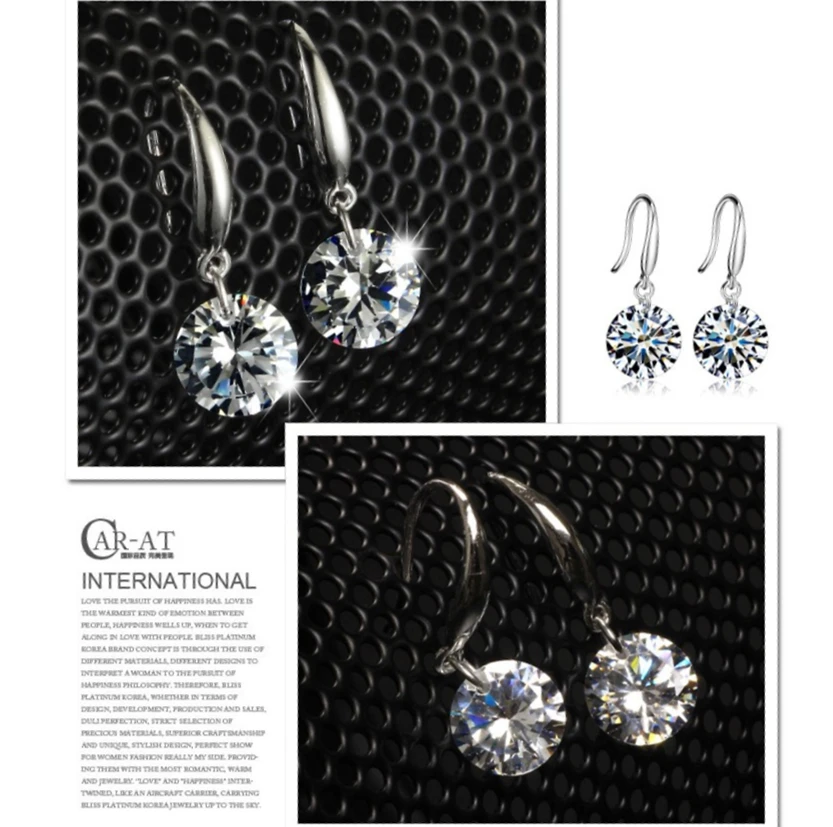 2018 модные Brincos Oorbellen Bijoux (украшения своими руками) Высокая-класс серебро ювелирные