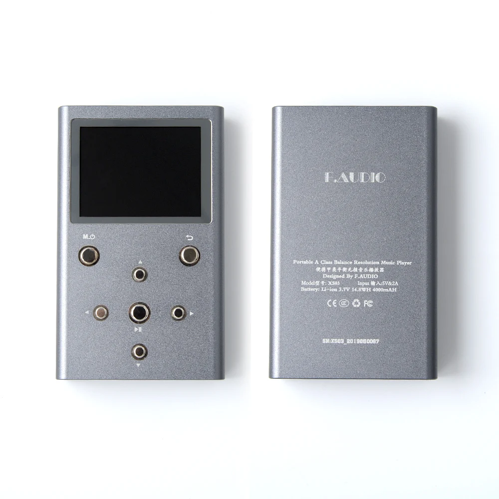 F.Audio XS03 HiFi музыкальный плеер без потерь с двойным AK4493EQ THS4151 + OPA1612 DSD256 AK4493 3 5 мм