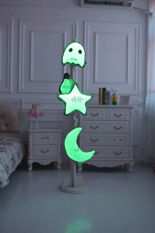 Ins новая милая светящаяся Луна лампочка звезды эльфы подушка для удержания кукла