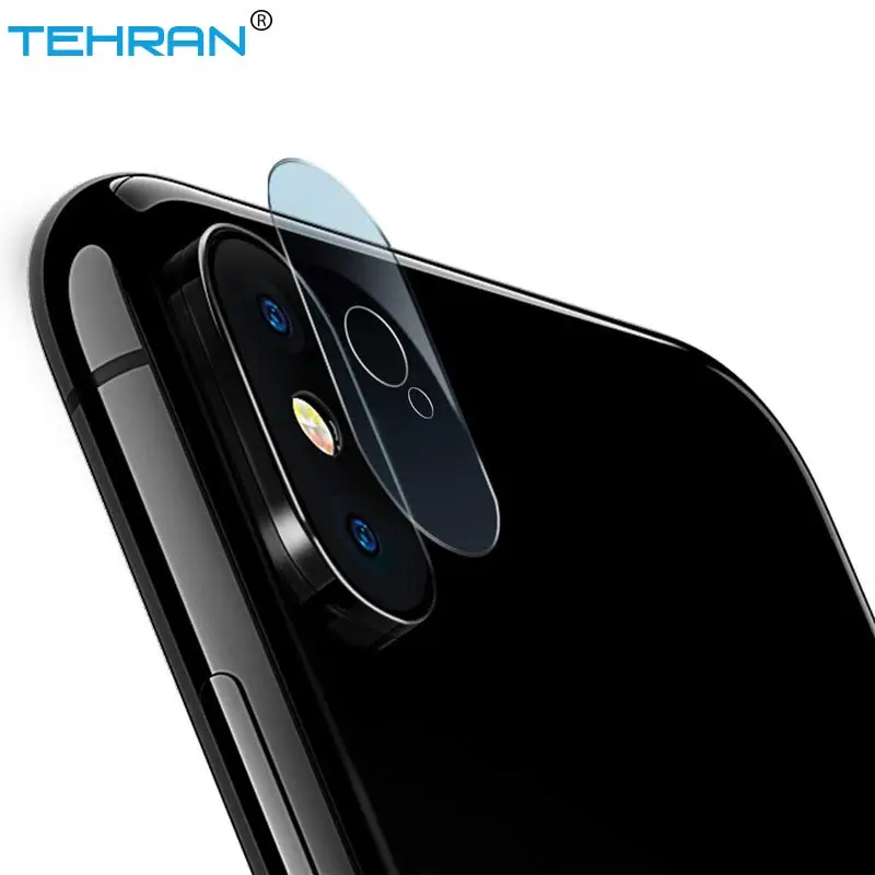 2 шт. для iPhone Xs Max Защита объектива камеры Закаленное стекло пленка прозрачная