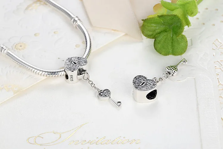 Бусины из стерлингового серебра 925 Подвески I Love My Dog, животные собачья кость DIY Подвески подходят Пан оберег бусины для браслета для изготовления ювелирных изделий