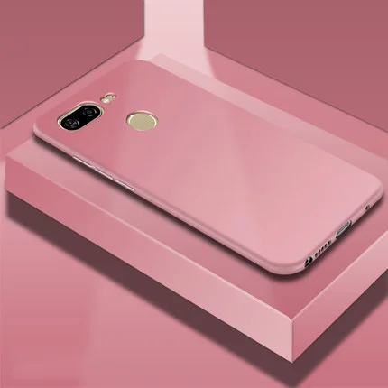 Чехол для Gionee S11, силиконовый мягкий ТПУ противоударный чехол для Gionee S 11 GioneeS11, матовый чехол для задней панели телефона - Цвет: Розовый