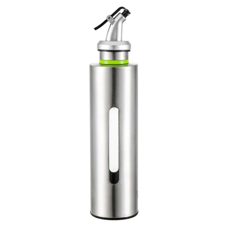 250ML 150/250 мл Кухня маслораспределительное устройство хранения бутылки Бутылка для уксус Нержавеющая сталь герметичность кухонная бутылка для приправ - Цвет: 250ML