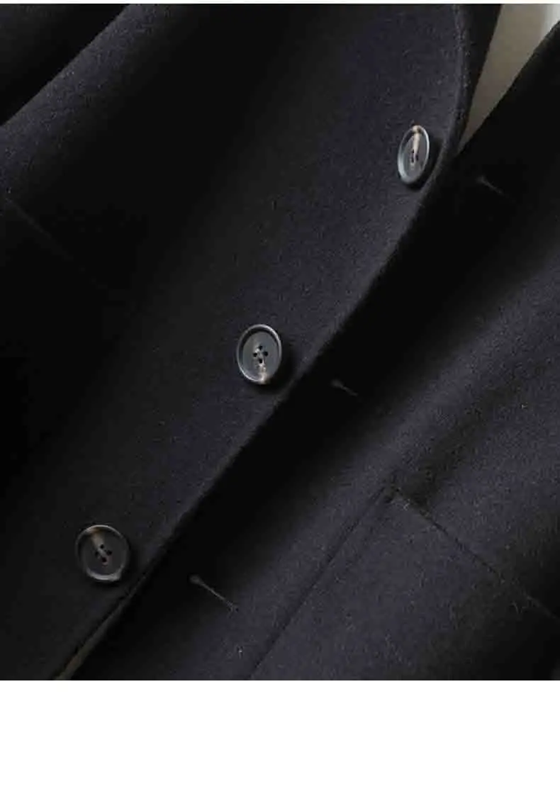 Wool Coat Women Spring Autumn high quality Double-sided Cashmere Jacket Long sleeve Casual plus size Short Coats