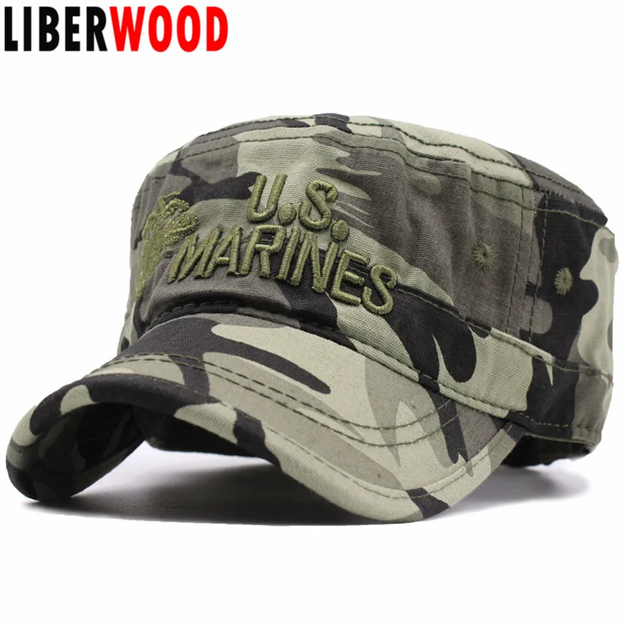 Хлопковая кепка LIBERWOOD мужская морской пехоты США|marine corps caps|hat capusa navy |