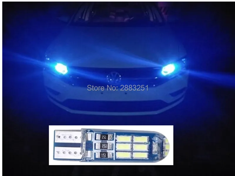 Позиционная лампа супер яркая T10 W5W Автомобильная светодиодная сигнальная для SKODA