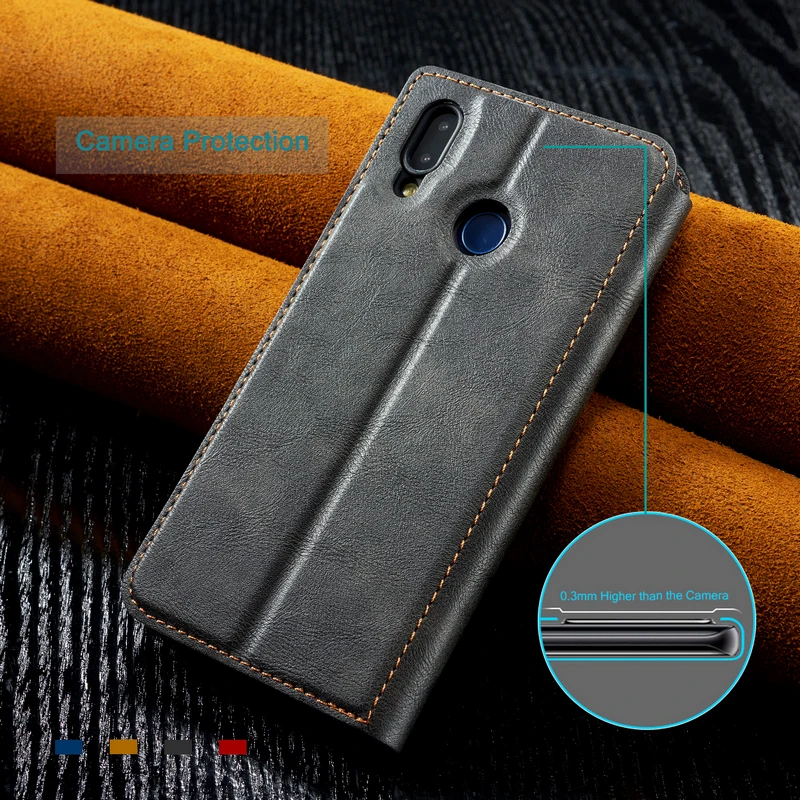 Магнитный кожаный чехол для huawei Honor 20Pro P20 P30 Pro P Smart2019 Honor10lite бумажник 360 флип Hawei P30pro чехол с подставкой