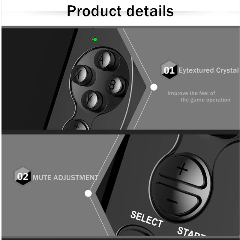 Портативная игровая консоль X9 Retro 5 дюймовый экран приставка Поддержка 8/16/64/128