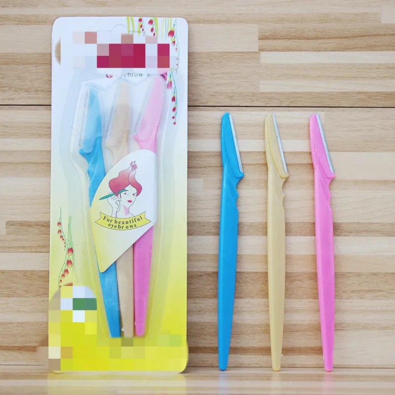 3 шт./компл. профессиональная Бритва для бровей средство удаления волос лица
