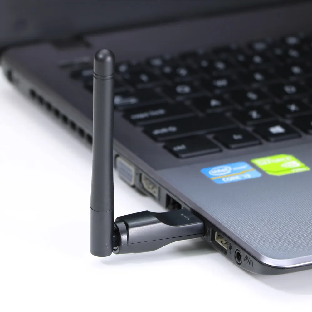 New 150Mbps 2.4G USB WiFi Adapter Mini Wireless WiFi Dongle Network Card USB Ethernet WiFi Receiver External WLAN Wi-Fi Adapter
