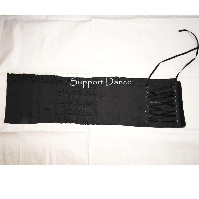 Поддерживающий танцевальный сексуальный черный готический корсет в Стиле