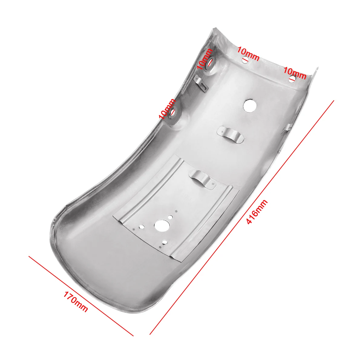 1 шт. заднее колесо из нержавеющей стали для мотоцикла серебряное крыло подходит