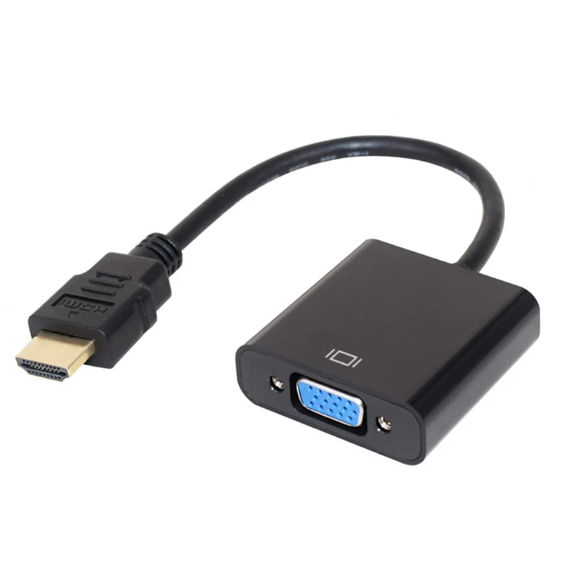 Felkin HDMI в VGA Кабель-адаптер 1080P цифро-аналоговый HDMI в VGA видео конвертер кабель мужчин и женщин для ПК ноутбука планшета