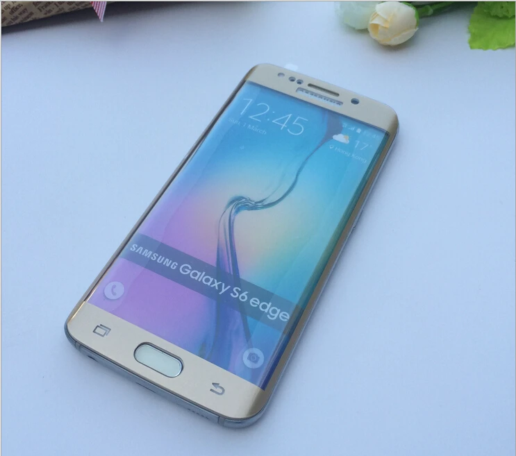 Новые полное покрытие закаленное стекло защитная пленка для Samsung Galaxy S6 край G9250 |