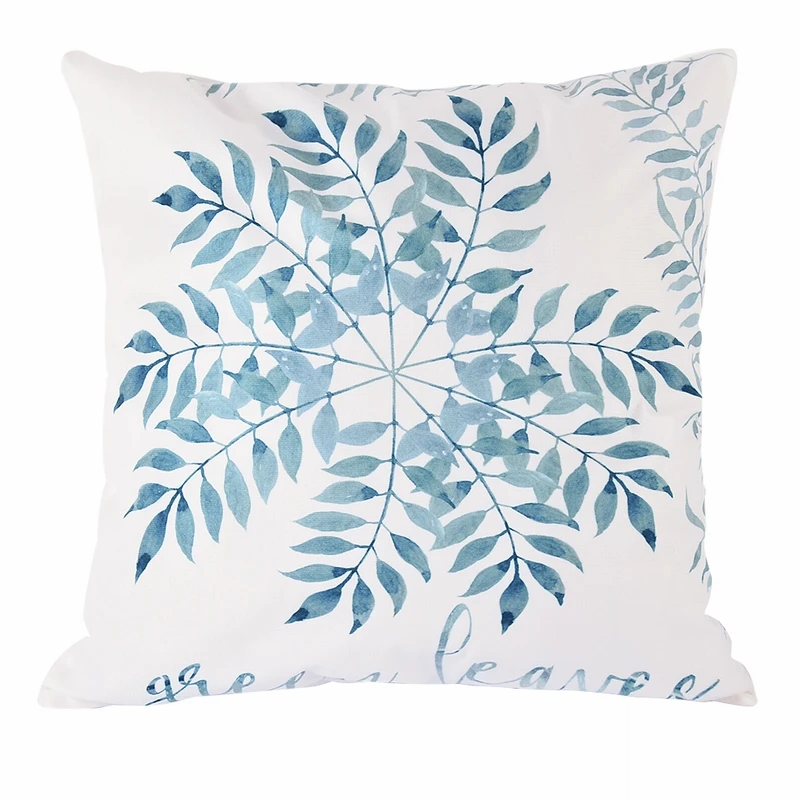 Hoomall Green Leaf Cushion Cover Decorative Pillows Decor Square Print For Living Room Waist | Дом и сад