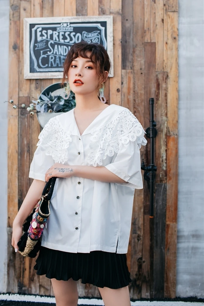 LANMREM 2019 Новые Летние Стильные Модные женские легкая одежда короткие рукава