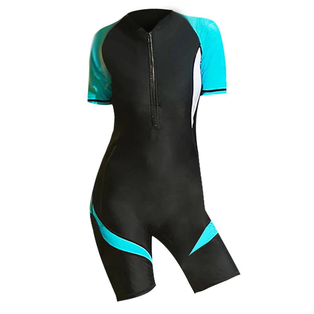 

New Women Wetsuit Stretch Diving Suit Snorkeling Swimsuit Surfing Jumpsuit Women's Short Diving Suit