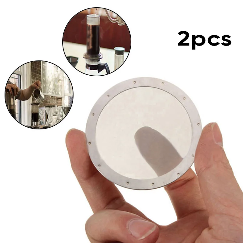 Кофе металлический фильтр многоразовая нержавеющая сталь для аэропресс кофе 2