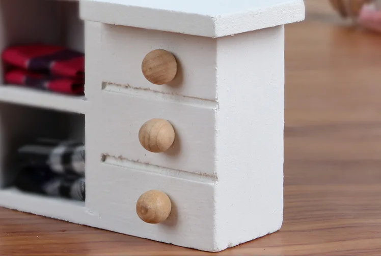 Новый домашний деревянный шкаф статуэтка модный органайзер для хранения