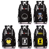 wo men anime assassination classroom saa uso backpack rucksack mochila schoolbag bag for school boys girls student travel
