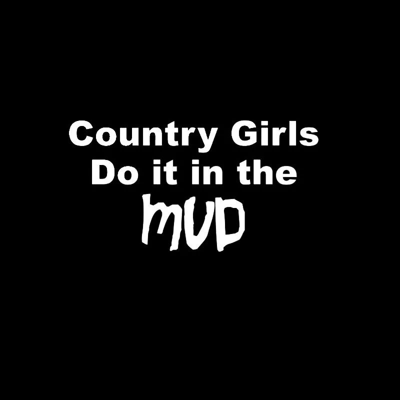 YJZT 12 4*6 6 см деревенские девушки делают это в MVP автомобильные наклейки с надписью