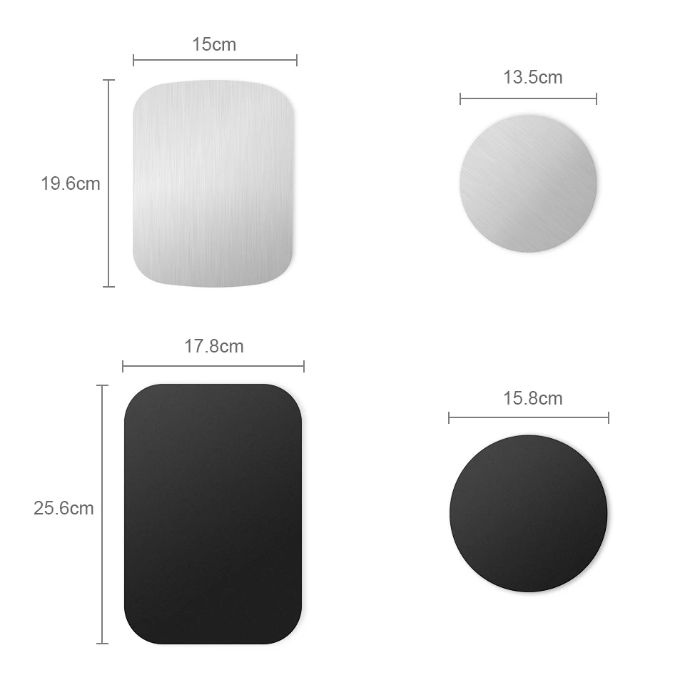 Metrans Car Phone Holder Metal Plate Magnetic Desk For Magnet Car Phone Holder Magnetic Mobile Phone Holder Iron Sheet Sticker