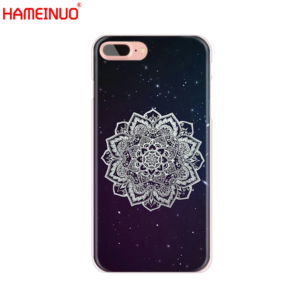 HAMEINUO цветочный Мандала Mandara сотовый телефон чехол для iphone X 8 7 6 4 4s 5 5s SE 5c 6s
