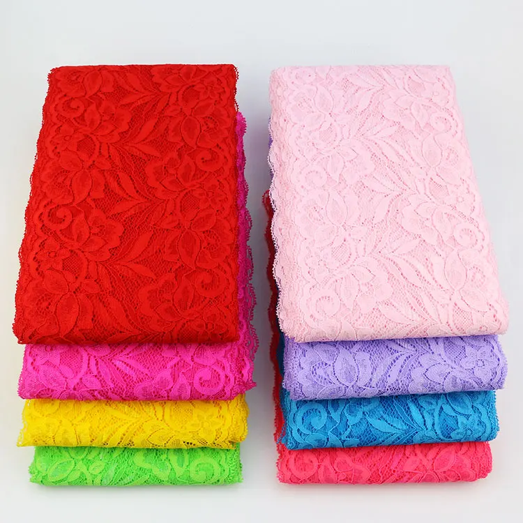 2 ярда/партия эластичная Цветочная кружевная лента поделки сделай сам женская